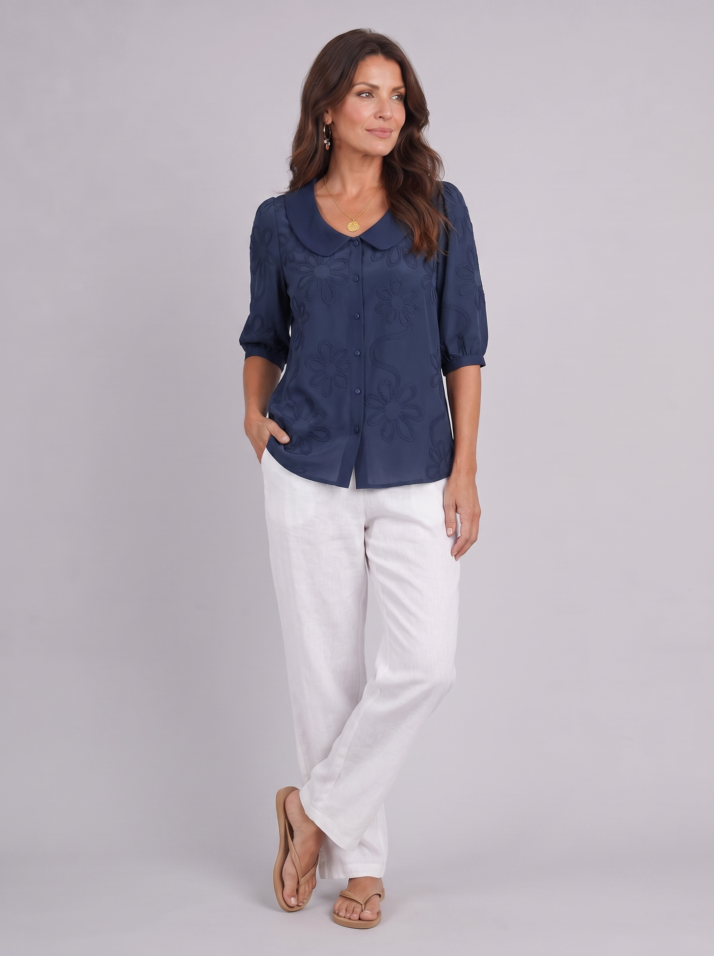 Auriva - Blusa Floral Elegante