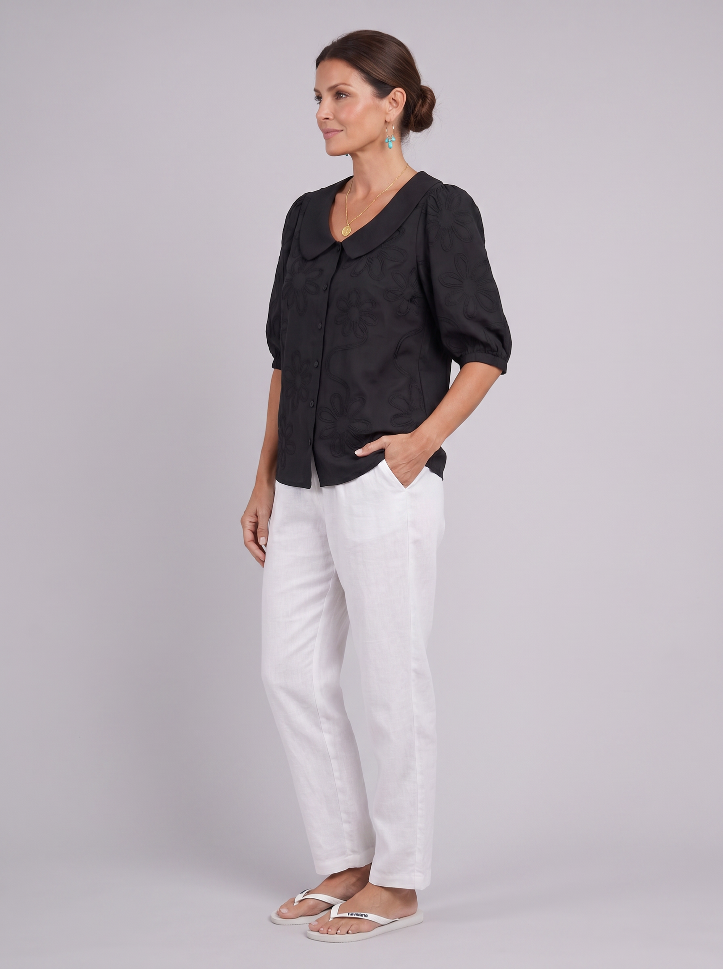 Auriva - Blusa Floral Elegante