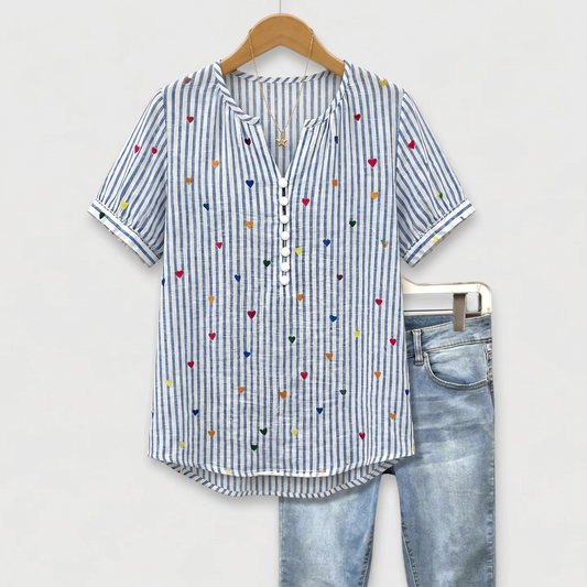Áurea - Blusa Escote en V