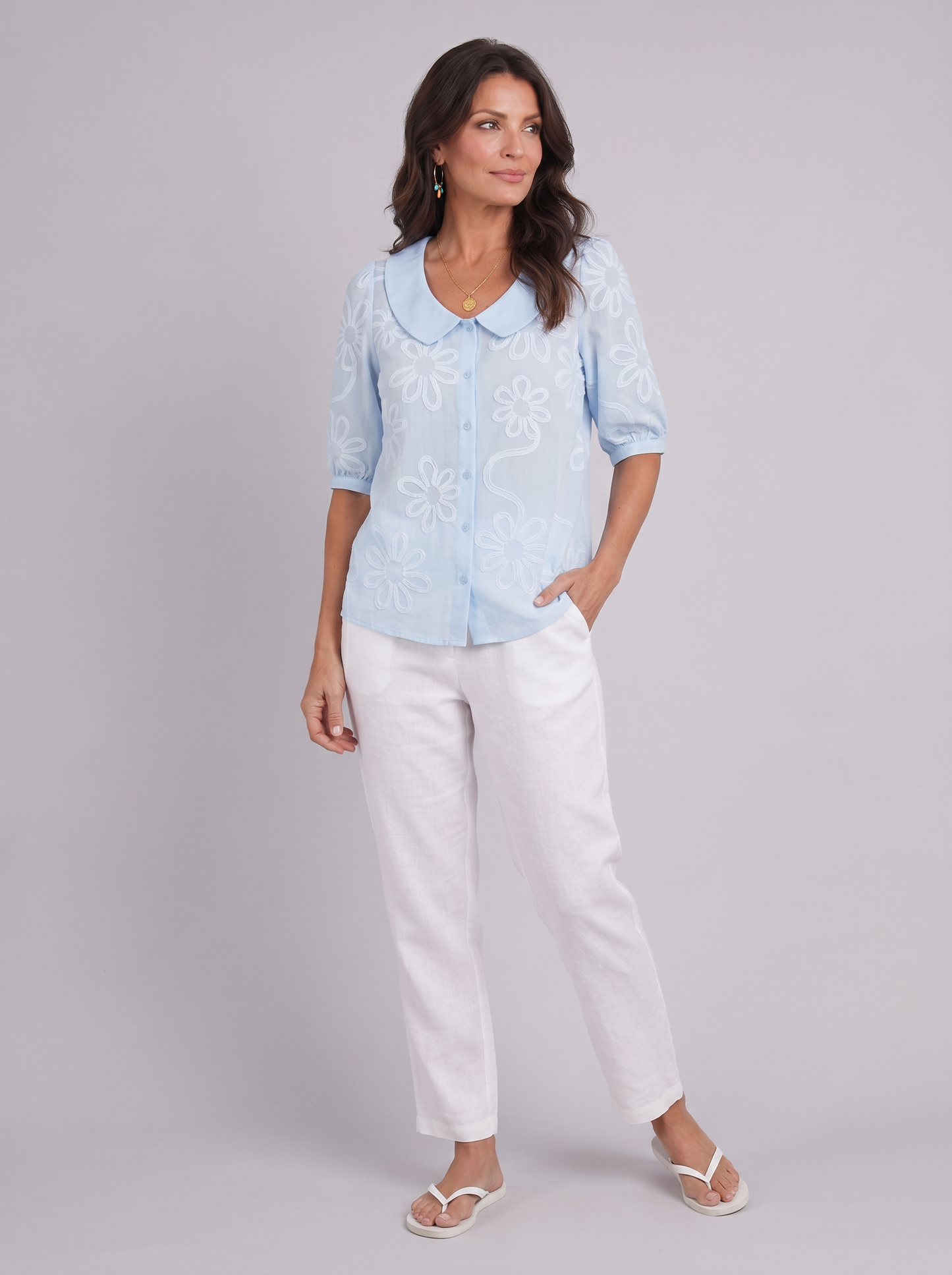 Auriva - Blusa Floral Elegante