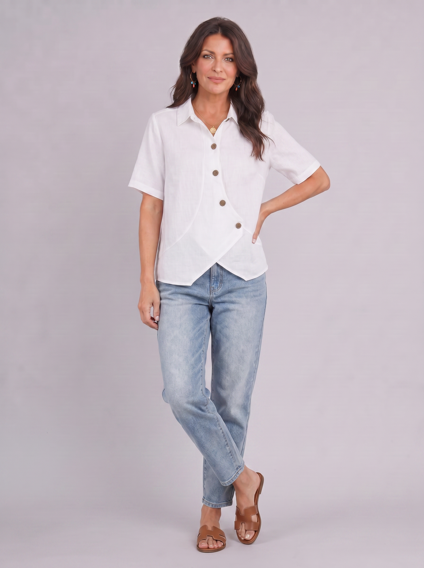 Luria - Blusa Corte Asimétrico